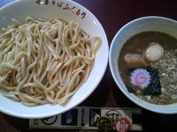 「つけぶと（あつもり）+漬け玉子」@中華そば ふくもりの写真