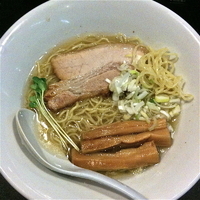 「3種煮干のらーめん（木曜限定￥750）」@音麺酒家 楽々の写真