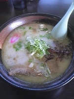 「鮪塩ラーメン（太麺）￥650円」@山びこの写真