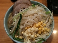 「プチ二郎（650円）+ニンニク」@ラーメン二郎 八王子野猿街道店2の写真