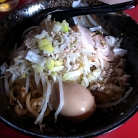 「汁なし坦々麺 （麺少なめ+ニンニク） 800円」@麺や 唯桜の写真