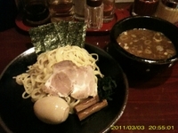 「つけめん+味付玉子」@ラーメンの店 時まるの写真