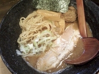 「濃厚狼煙らーめん（細麺） 730円」@狼煙 〜NOROSHI〜の写真
