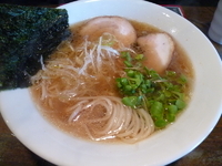 「海老醤油ラーメン（+替え玉）」@塩ラーメン あす流の写真
