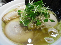 「特製しおそば+あぶりチャーシューご飯」@中華蕎麦 瑞山（ZUIZAN）の写真