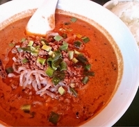 「四川担々麺（半ライス付き）714円」@百香亭 守谷店の写真