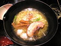 「銀笹塩ラーメン（800円）」@麺処 銀笹の写真