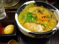 「醤油らーめんタマゴ（700円）」@梟 飯田橋店の写真