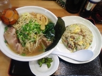 「ラーメン+カネモチ+Dセット」@ラーメン創作麺処 めん坊の写真