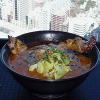 「なんつッ亭 ウニクリーム味噌ラーメン 425円（特別御優待クーポ」@新!東京らーめんチャンピオンの写真
