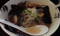 「あさりラーメン（殻付き）750円」@函館ラーメン 汐星の写真