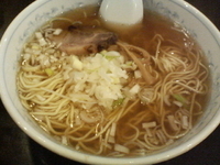 「ラーメン+餃子4個セット」@天鴻餃子房 日本橋浜町店別館の写真