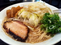 「鬼脂ラーメン」@煮干しらーめん青樹 立川店の写真