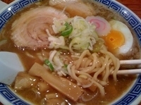 「魚介豚骨ラーメン 700円」@常勝軒 かすみがうら店の写真