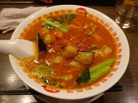 「太陽のトマトカレー麺」@太陽のトマト麺 福島駅前支店の写真