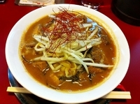 「特濃 味噌魚介 大盛」@麺一盃の写真