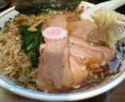 「肉そば さんま香油入り920円」@二代目 にゃがにゃが亭の写真