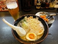 「鰹節（ぶし）ラーメン750円」@東麺房 成田取香店の写真