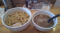「つけ麺中盛+味付玉子」@つけ麺二代目いさおの写真