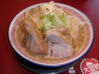「ラーメン（750円）野菜・ニンニク」@ラーメン☆ビリーの写真