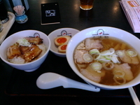 「焼豚丼セット」@喜多方ラーメン 坂内 宇都宮店の写真