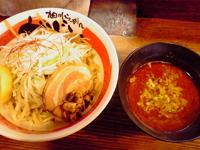 「ピリ辛味噌つけめん（極太麺）」@旭川らーめん かじべえの写真