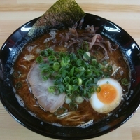 「魚粉豚骨ラーメン 750円 +替え玉100円」@豚骨ラーメン 新井商店の写真