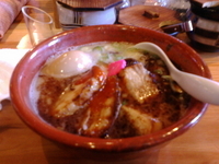 「黒桜肉多め」@麺道 花の杜の写真