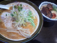 「【限定】味噌らーめん+角煮三色ごはん」@らーめん しおの風 INさいたまの写真