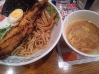 「ドデカ叉焼辛つけめん」@つけめん 彩香 若葉店の写真