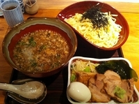 「つけめん（しょうゆ） 大盛り」@食幹の写真