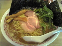 「こってり海苔ラーメン（特盛）」@らーめん がんちゃの写真