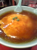 「カニ玉ソバ￥800」@十八番の写真