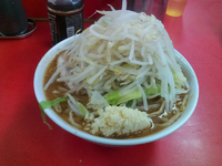 「ラーメン普通盛+味噌券+にんにく」@らーめん 武丸の写真