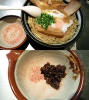 「目玉焼麺＋味噌にんにく」@焼麺 劔の写真