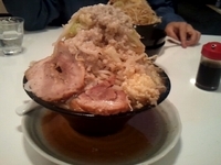 「野菜ラーメン 大盛り （ニンニク アブラ）」@麺屋 一心の写真