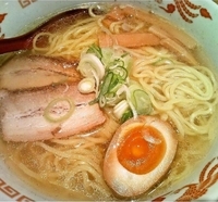 「ラーメンセット（塩・キムチ半炒飯）790円」@中華定食 笑飯店の写真