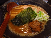 「濃厚狼煙ラーメン（細麺） +大盛」@狼煙 〜NOROSHI〜の写真