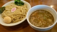 「つけ麺+中盛り（サービス）+味玉」@神勝軒の写真