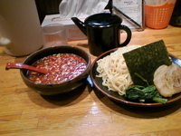 「赤つけ麺、大盛」@らーめん 大桜 向ヶ丘遊園店の写真