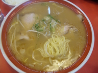 「ラーメン（800円）」@らーめん担担の写真