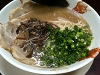 「チャーシューメン（900円）+替え玉（100円）」@らーめん 由宇松本の写真