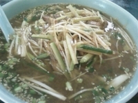 「ネギ味噌ラ～メン（コーヒーつき）700円」@中華茶屋 梁山泊の写真