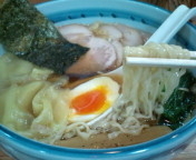 「叉焼ワンタン麺850円」@奥州白河ラーメン ○政の写真