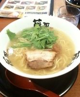 「梅白醤油らーめん」@らー麺 藤平 京都南店の写真