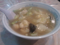 「えびそば 750円」@中華料理秀佳樓の写真