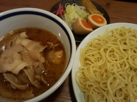 「肉つけめん+味玉」@中華そば 志の田の写真