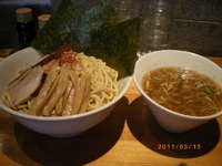 「つけ麺700 特盛400g150」@麺屋 騎士の写真
