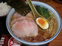 「叉焼麺（750円）大盛（100円）ランチサービスライス（0円）」@奥州白河ラーメン ○政の写真