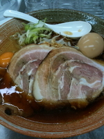 「覆麺 味玉&生卵」@覆麺 智の写真